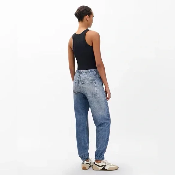 Rag & Bone Miramar Jogger Pant Jean Sweat Pants in Indigo Cotton Terry Size XS - Picture 2 of 16